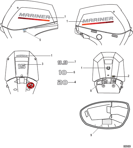 Accessories Decals Mariner