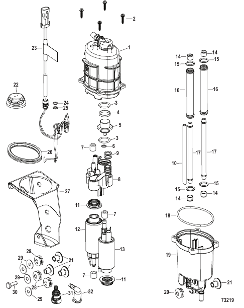 Accessories: Fuel Supply Module Boat Mounted/Components - 8M0176311