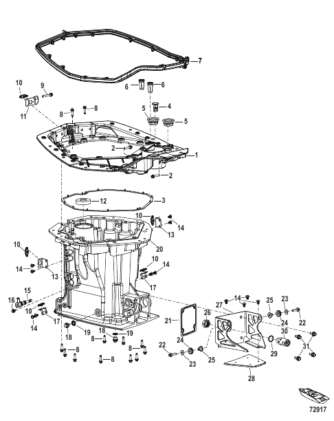Adapter Plate and Driveshaft Housing