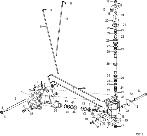 Swivel and Transom Bracket