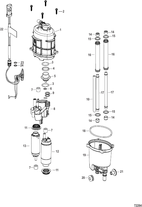 Fuel Supply Module Components - 8M0178250