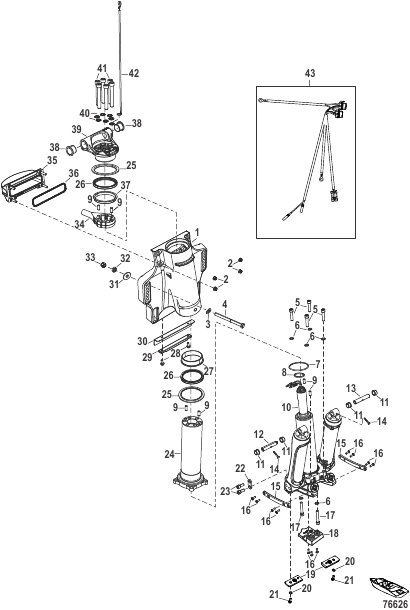 Power Trim/Transom Assembly