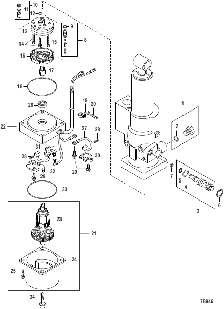 Power Tilt Components