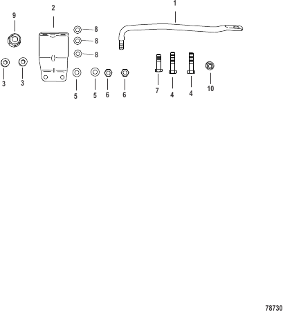 Steer Link Rod Attaching Kit 17024A03
