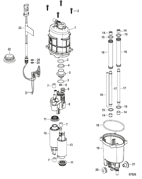 Fuel Supply Module Components 8M0161584