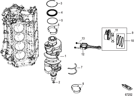 Crankshaft, Pistons and Connecting Rods Consumer