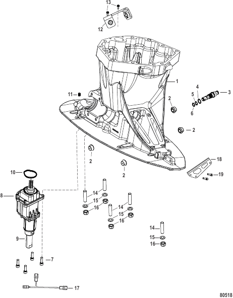 Driveshaft Housing Short