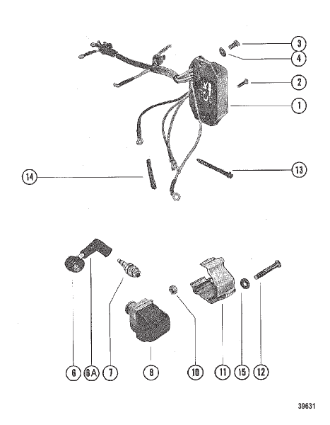 SWITCH BOX AND IGNITION COIL