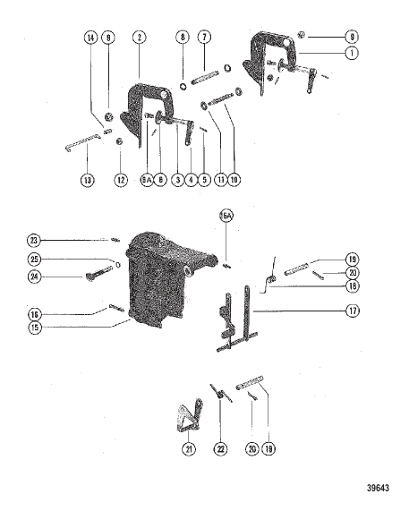 CLAMP AND SWIVEL BRACKET ASSEMBLY