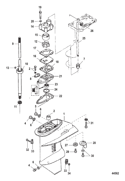 Gear Housing (Driveshaft)
