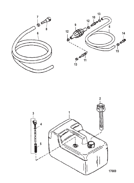 Fuel Tank (Plastic - 3.2 Gallon)