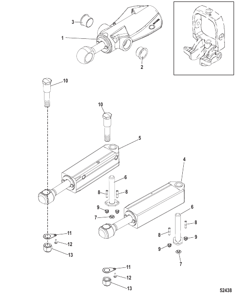 Trim and Steering Cylinders