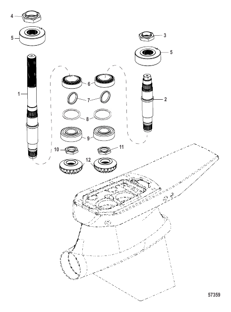 Gear Housing Assembly Driveshaft