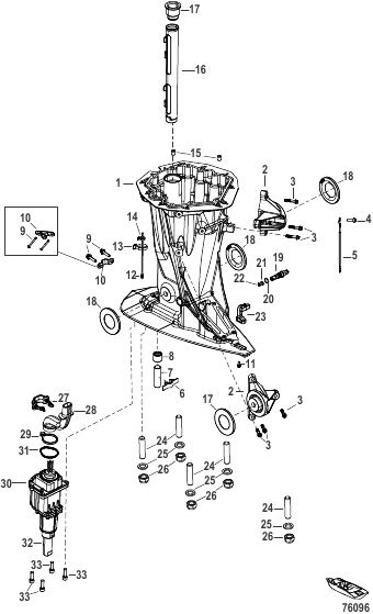 Driveshaft Housing 3B268655 and Up