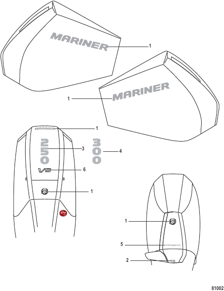 Accessories Decals Mariner