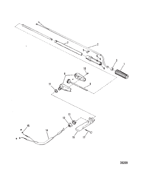 STEERING HANDLE ASSEMBLY (MANUAL)