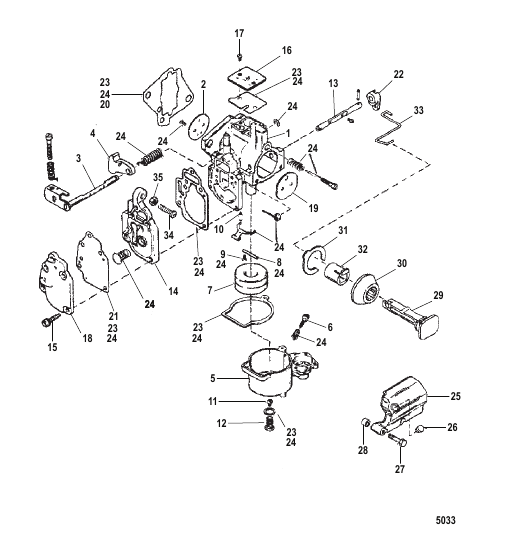 Carburetor (SeaPro/Marathon-10/15)