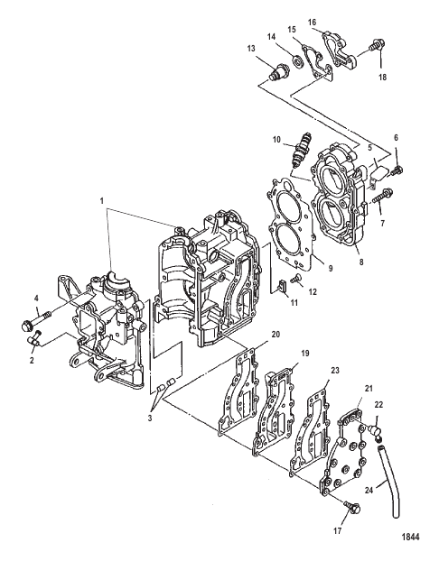 CYLINDER BLOCK AND CYLINDER HEAD
