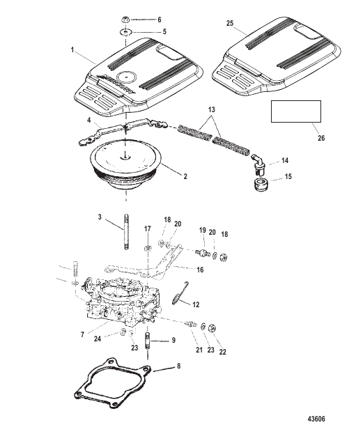 Carburetor And Throttle Linkage (Four Barrel)