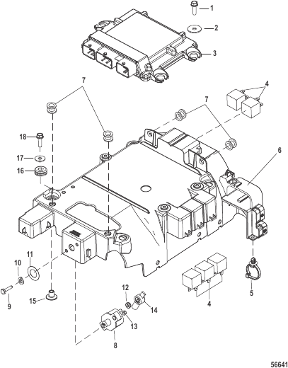 Electrical Components Bracket and Propulsion Control Module
