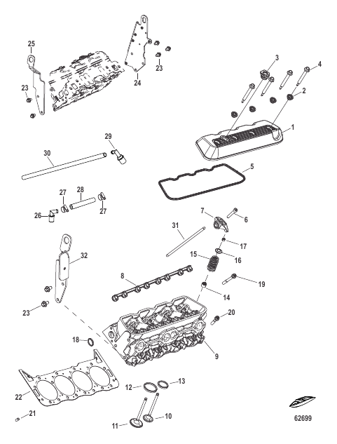 Cylinder Head and Rocker Cover
