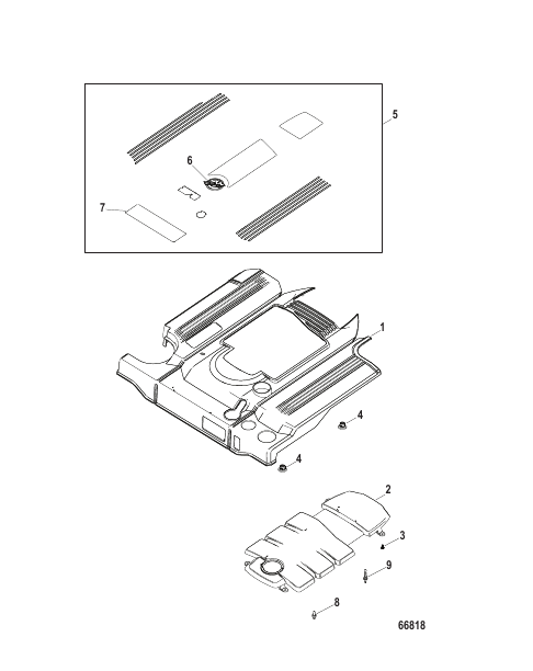 Engine Top Cover Sterndrive