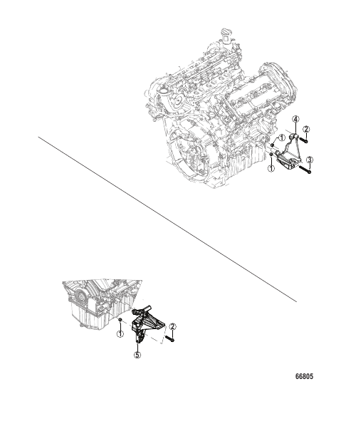 Engine Mount Brackets Sterndrive