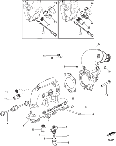 Exhaust Manifold and Elbow