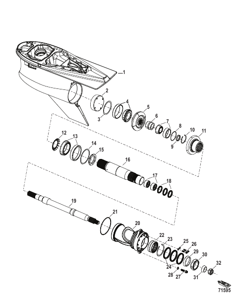 Gear Housing Propeller Shaft