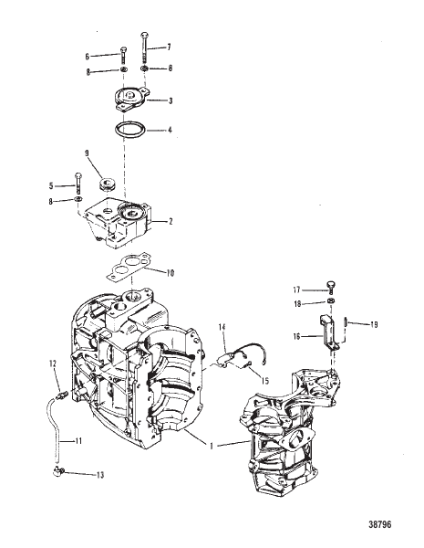 CYLINDER BLOCK AND THERMOSTAT