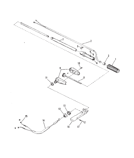 STEERING HANDLE ASSEMBLY (MANUAL)
