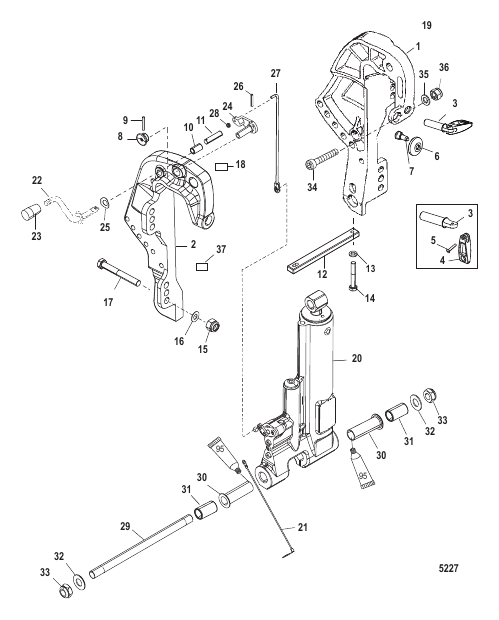 Clamp Bracket (Gas Assist Trim)