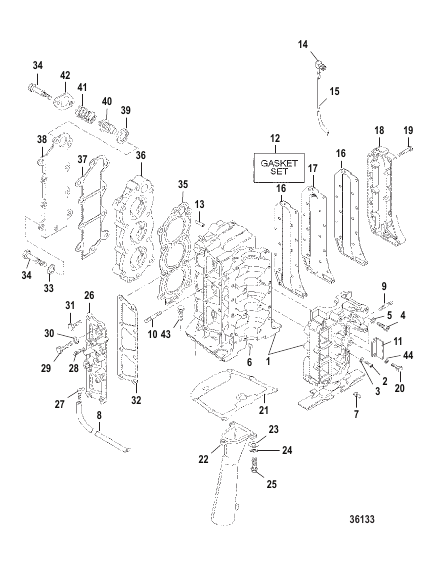 CYLINDER BLOCK ASSEMBLY