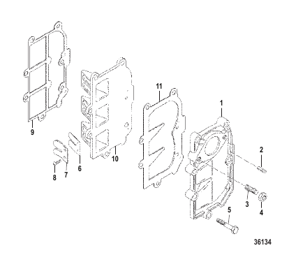 REED PLATE/MANIFOLD ASSEMBLY